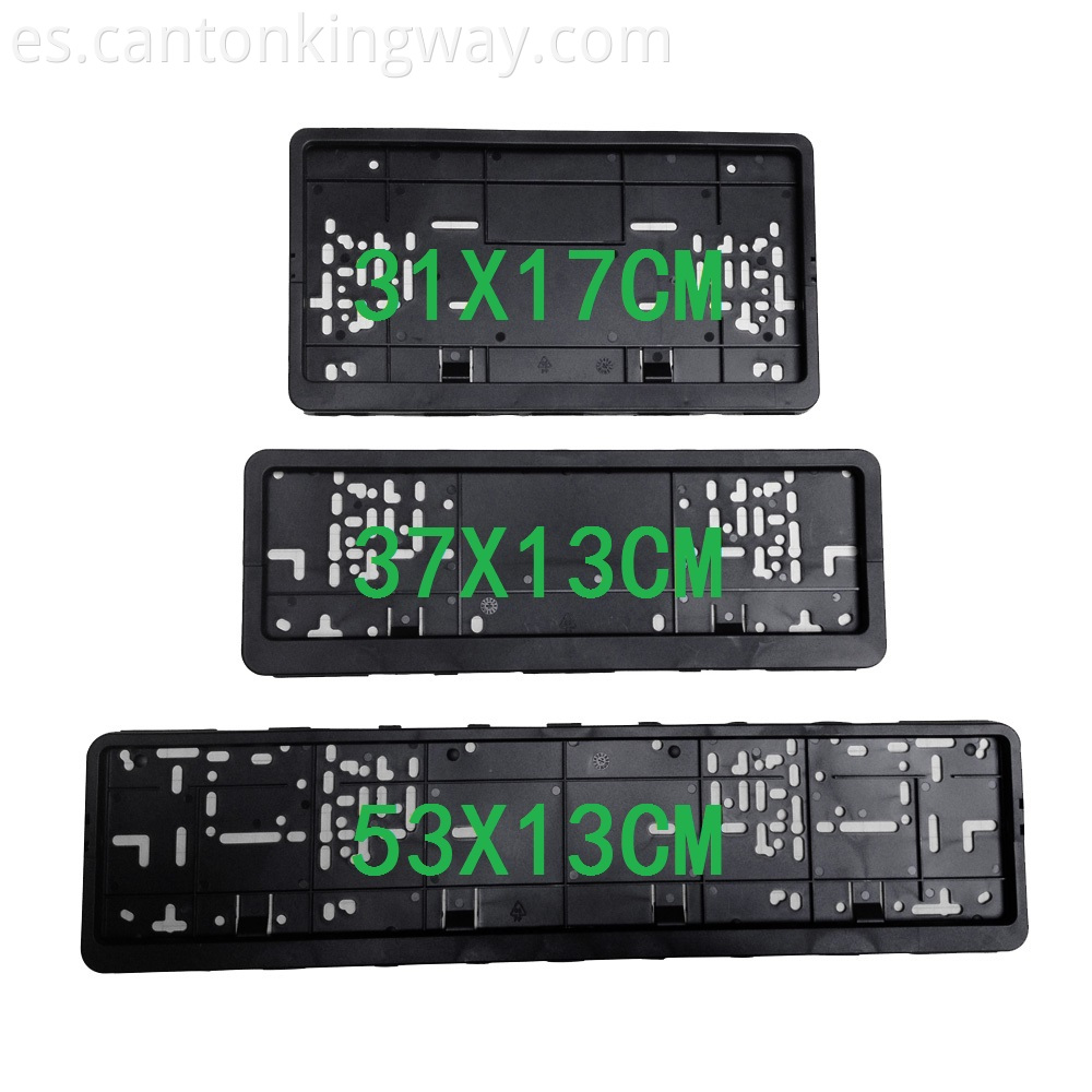 Uae And Kuwait And Oman And Bahrain Number Plate Holders With Sizes Marked